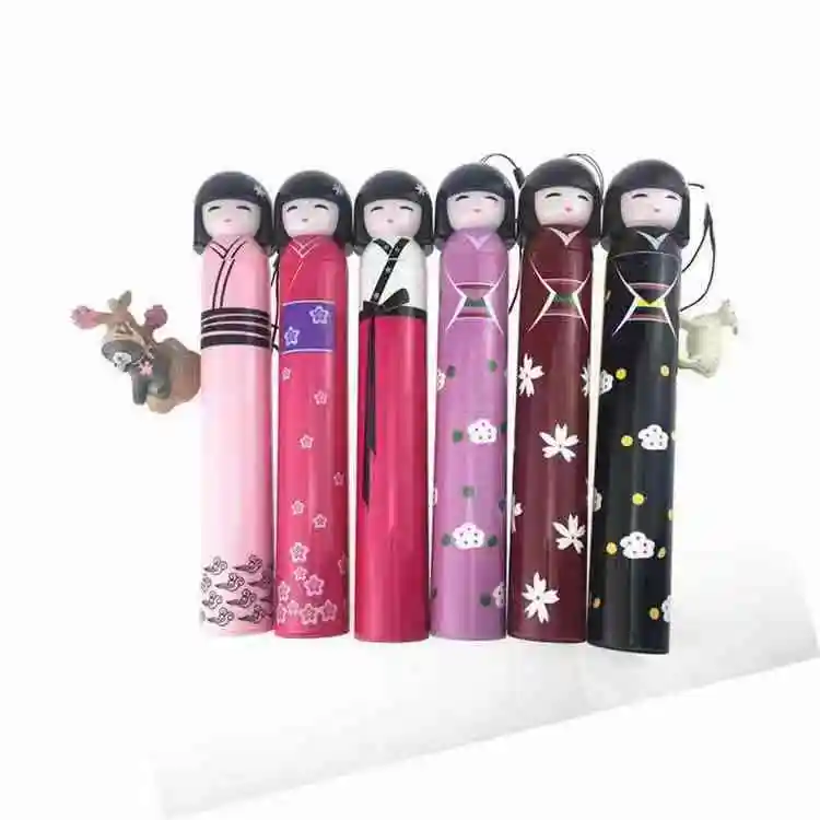 

High Quality Wine bottle umbrella Kids Folding Japanese Umbrellas, White