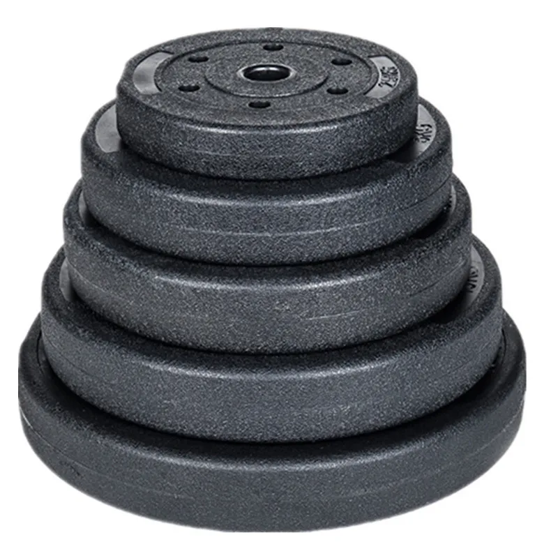 

Plastic Encased Cement 1-10KG Standard Weight Plates NEW Workout Training