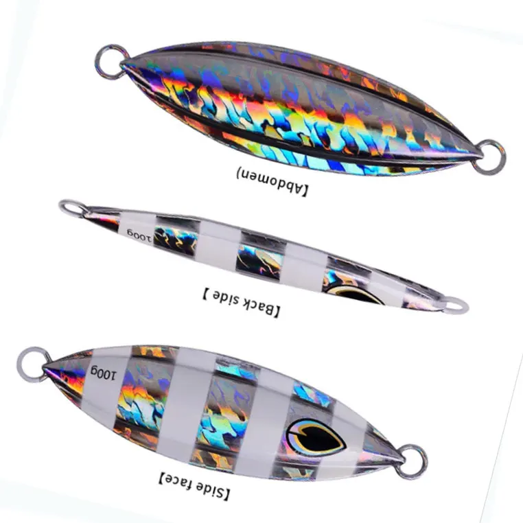 

2021 New arrival Custom luminous 8.2cm 9.4cm 10.2cm 11cm 12.6cm 14cm jig lure for sea fishing, A /b