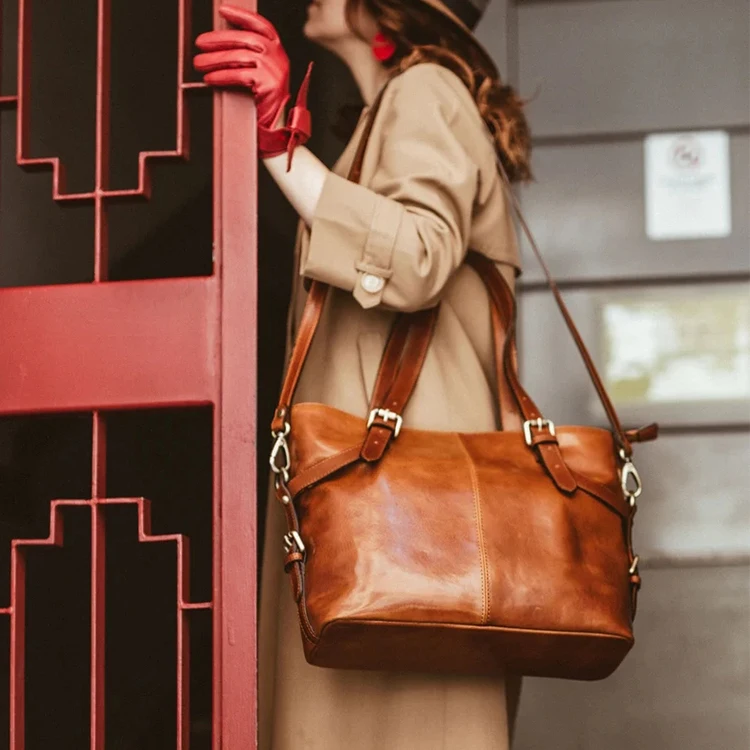 

Amason Hot Sale Large Female Handbag Casual Bags ladies handbag Bag Office Messenger Shoulder Handbags, Brown,chestnut