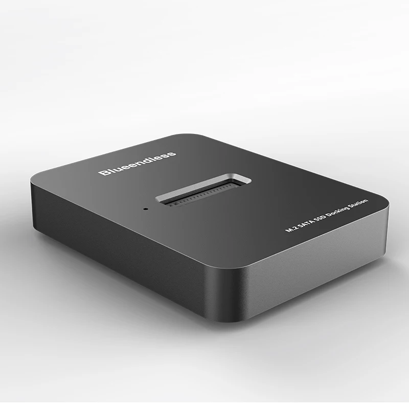 

All In One Docking Station M.2 Sata To Type C Ssd M2 Packing Case External Hard Drive Sata Adapter M key M2 To Sata Ssd Adapter, Gray