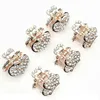 Diamond-studded rhinestone small hair grabbing clip and Mini spring metal crystal hair clips wholesale