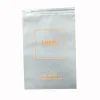 cuastom small bag plastic frosted pvc ziplock packaging bag/custom transparent pvc zipper bag Logo color printed