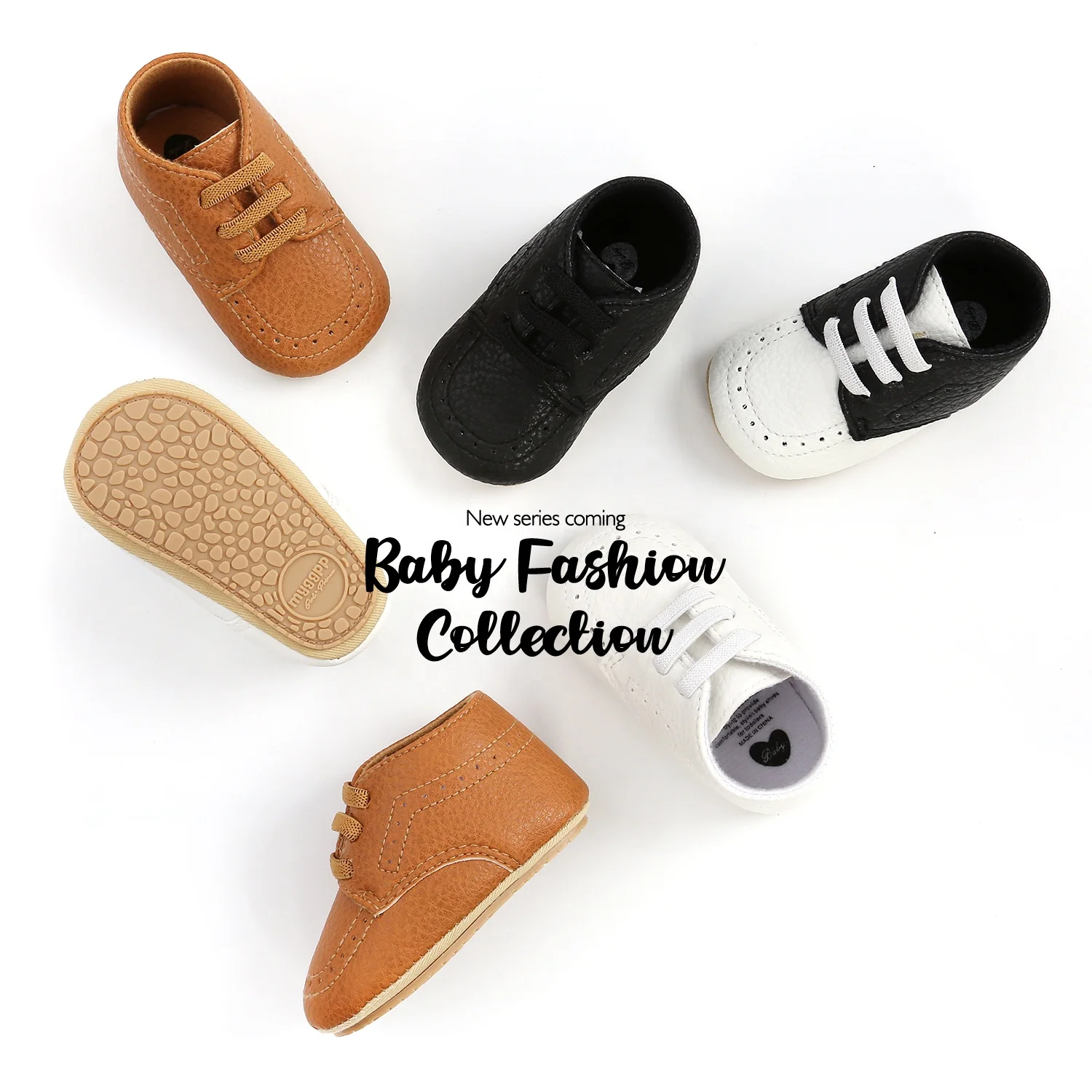 

2021 MYGGPP Newborn Crib Fashion Infant Casual Baby Toddler Boy Oxford Shoes