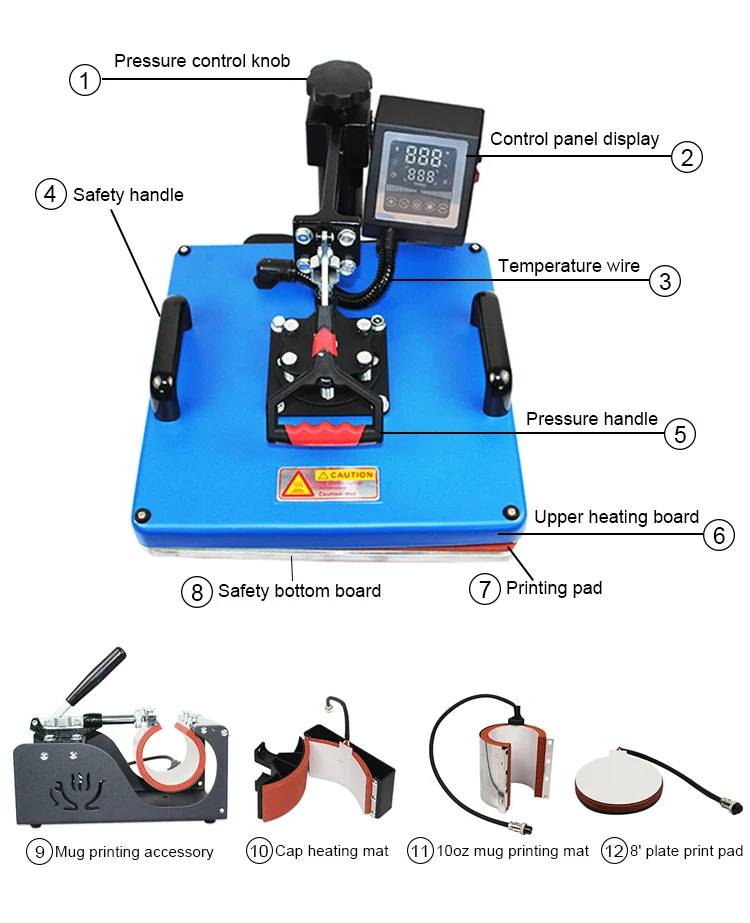 Professional lanyard sublimation machine 25*100cm heat printing sublimation machine