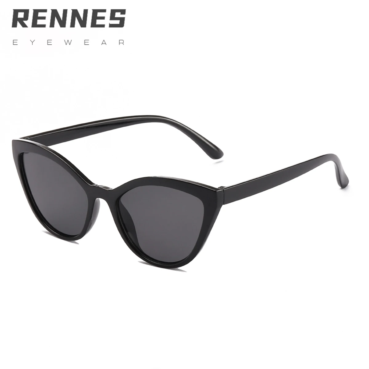 

RENNES 2021 Popular Unique Yellow Frame Square Cat Eye Womens Acetate Sunglasses