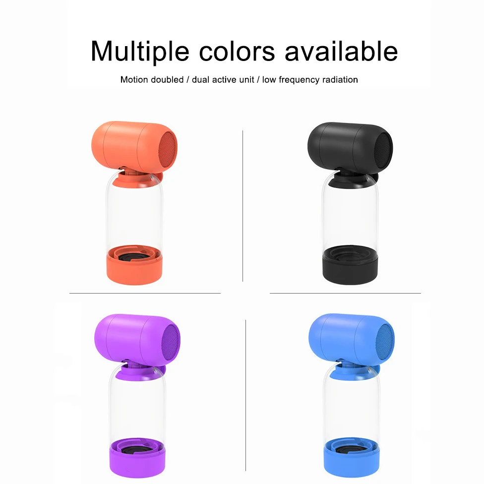 2021 new Creative Bottle Wireless Blue-tooth Speaker Large Volume Beverage Bottle Speaker - ANKUX.COM