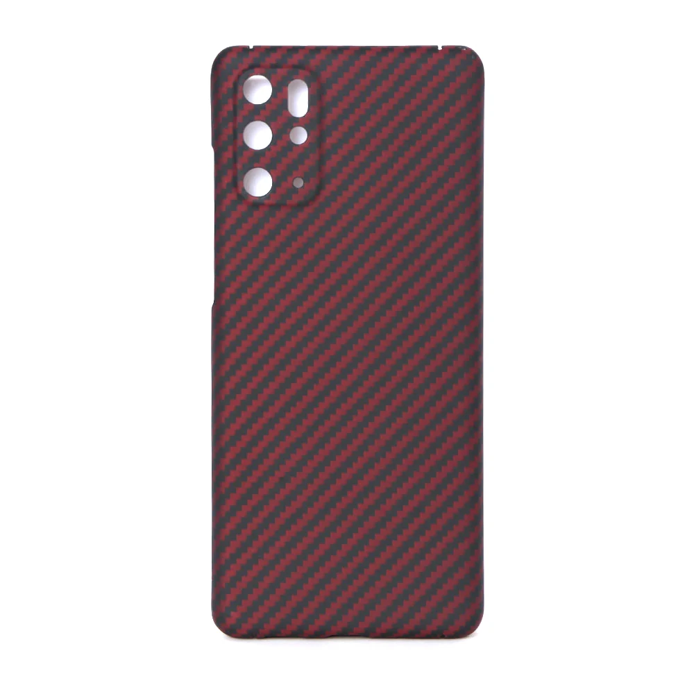 

Aramid Armor Cover Real Red phone Carbon Fiber case For Samsung Galaxy S Note 20 Ultra 5G, Black