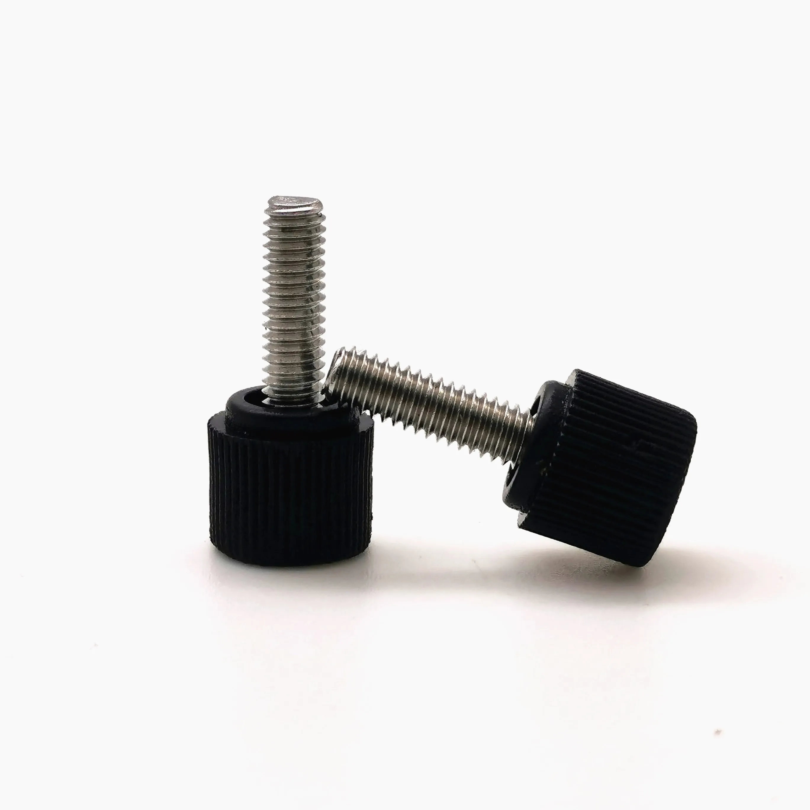 
factory price cross drive knurled plastic head thumb screw small size 