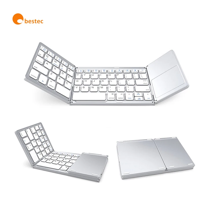

Portable mini wireless keyboard for laptop desktop computer pad folding China outlet