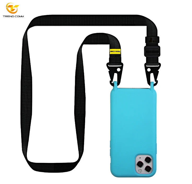 

2020 New For Iphone11 Pro TPU With Necklace Strap Lanyard Ring Cell Phone Cases, Many color for you choose