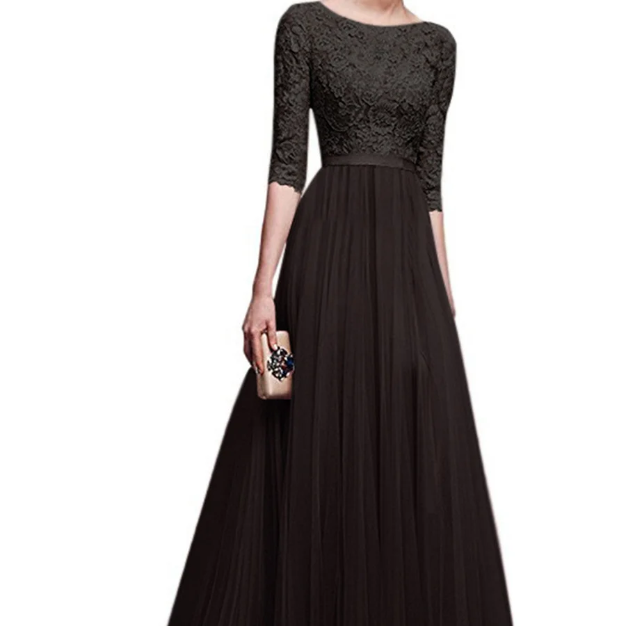 

Amazon Hot Sellings 2021 Maxi Solid Bridesmaid Dresses Long Wedding Prom Dresses Women Full Sleeve