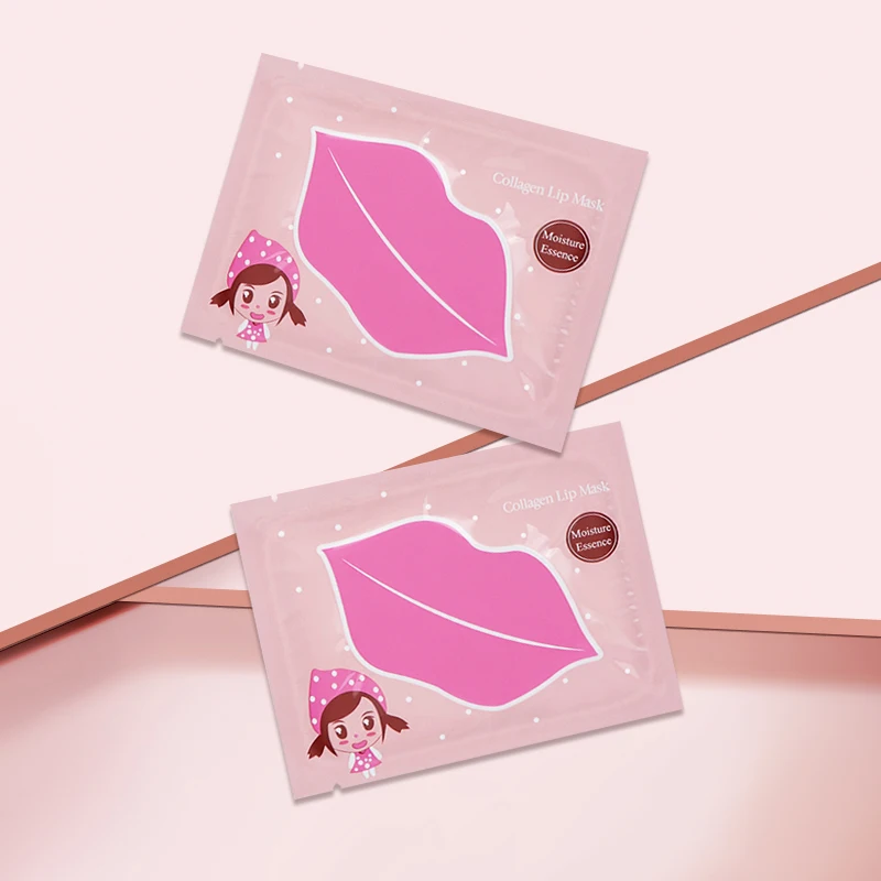 

The Newest Pink Organic Collagen Moisturizing Sleeping Lip Care Lip Mask Patch