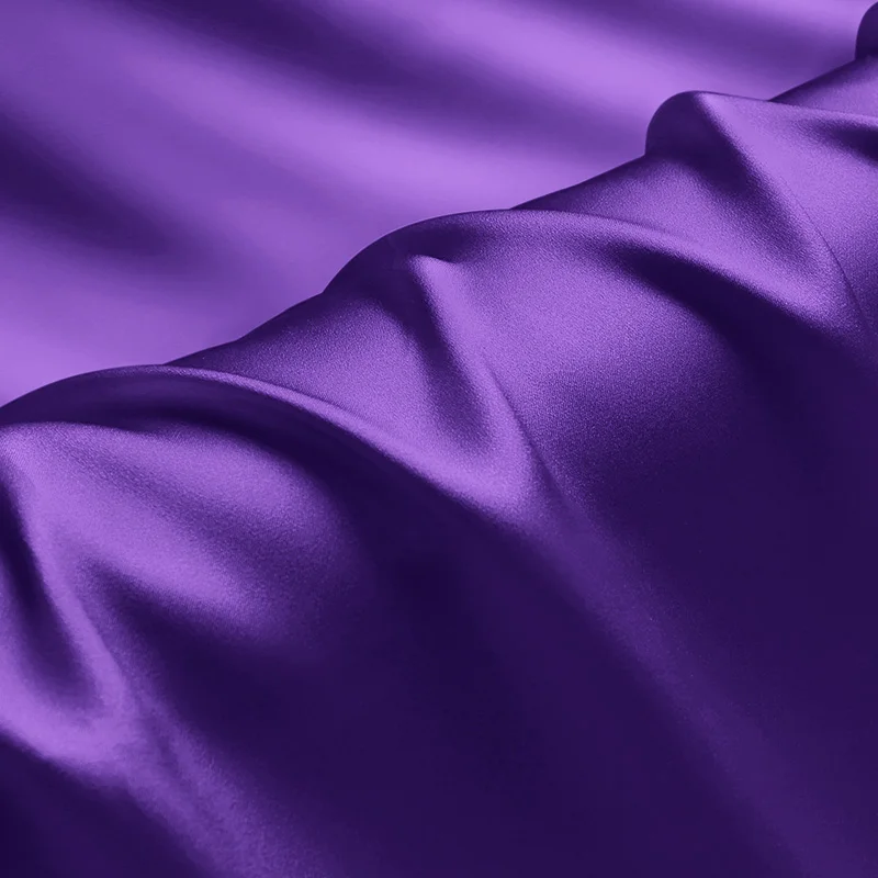 Sleepwearシルクサテン生地19ミリメートルシルクシャルムーズ114センチメートル幅no.34紫色 - Buy 砂洗浄絹織物、シルク