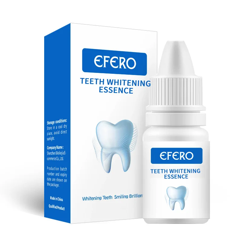 

EFERO Teeth Whitening Serum Powder Oral Hygiene Cleaning Serum Removes Plaque Stains Dental Tools Teeth Whitening Serum, White color
