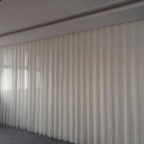 

Romantic Sheer Living Room Curtains Electric Hanas Vertical Window Sheer Blinds