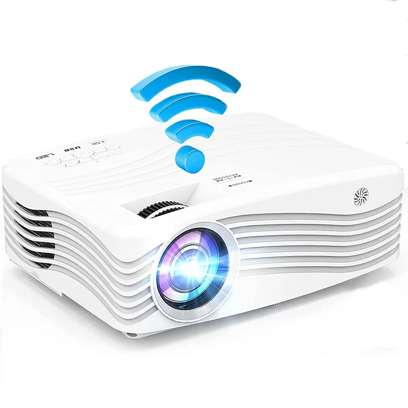 

Full HD 1080P Movie Proyector Beamer 12000 Lms Mobile Phone Home Theater LCD 3D Mini Portable Wireless Led WiFi Video Projector