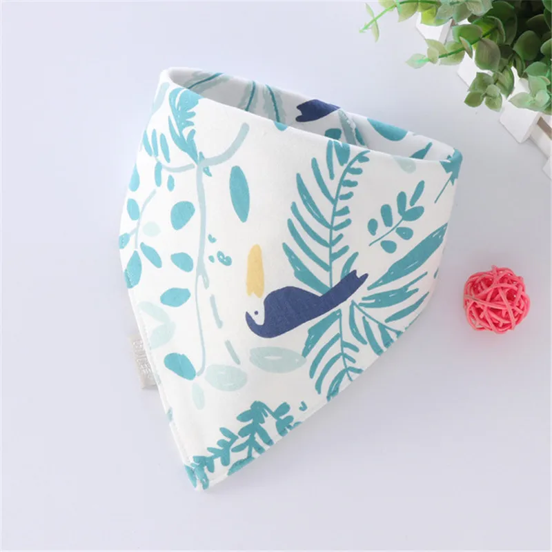 

Wholesale Cotton Soft Absorbent baby bandana drool bibs for baby feeding Baby cotton bibs for drooling and teething