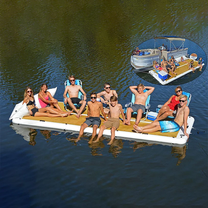 

Factory Inflatable Water Floats Inflatable Floating Dock For Sale