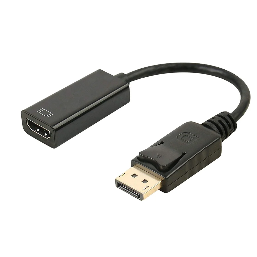 

20cm Display Port to HDMI Converter Cable 1080p
