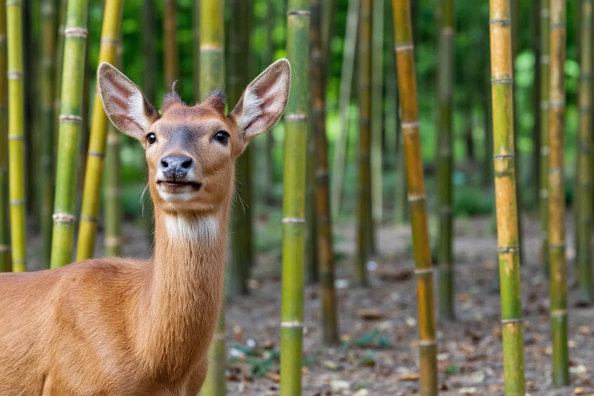do deer eat bamboo plants