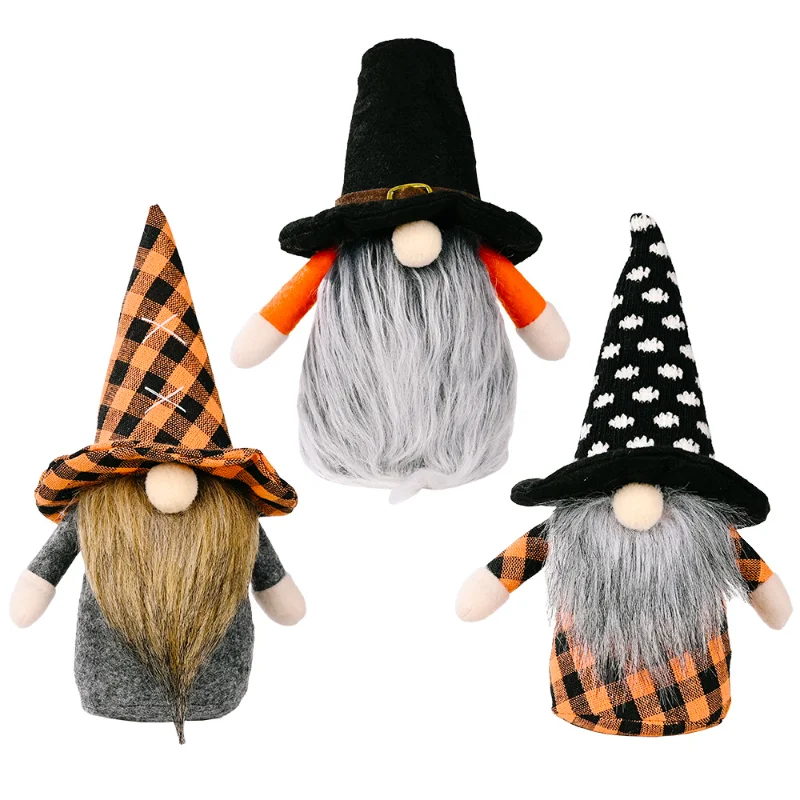 

New Halloween Rudolph faceless doll creative dwarf ornaments home shopping mall window decoration