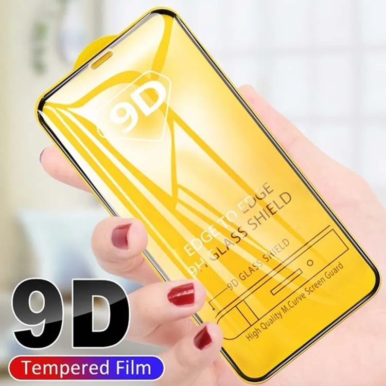 

New products 9h anti-fingerprint high transparent clear 9D cell phone tempered glass screen protector for samsung galaxy a9 star