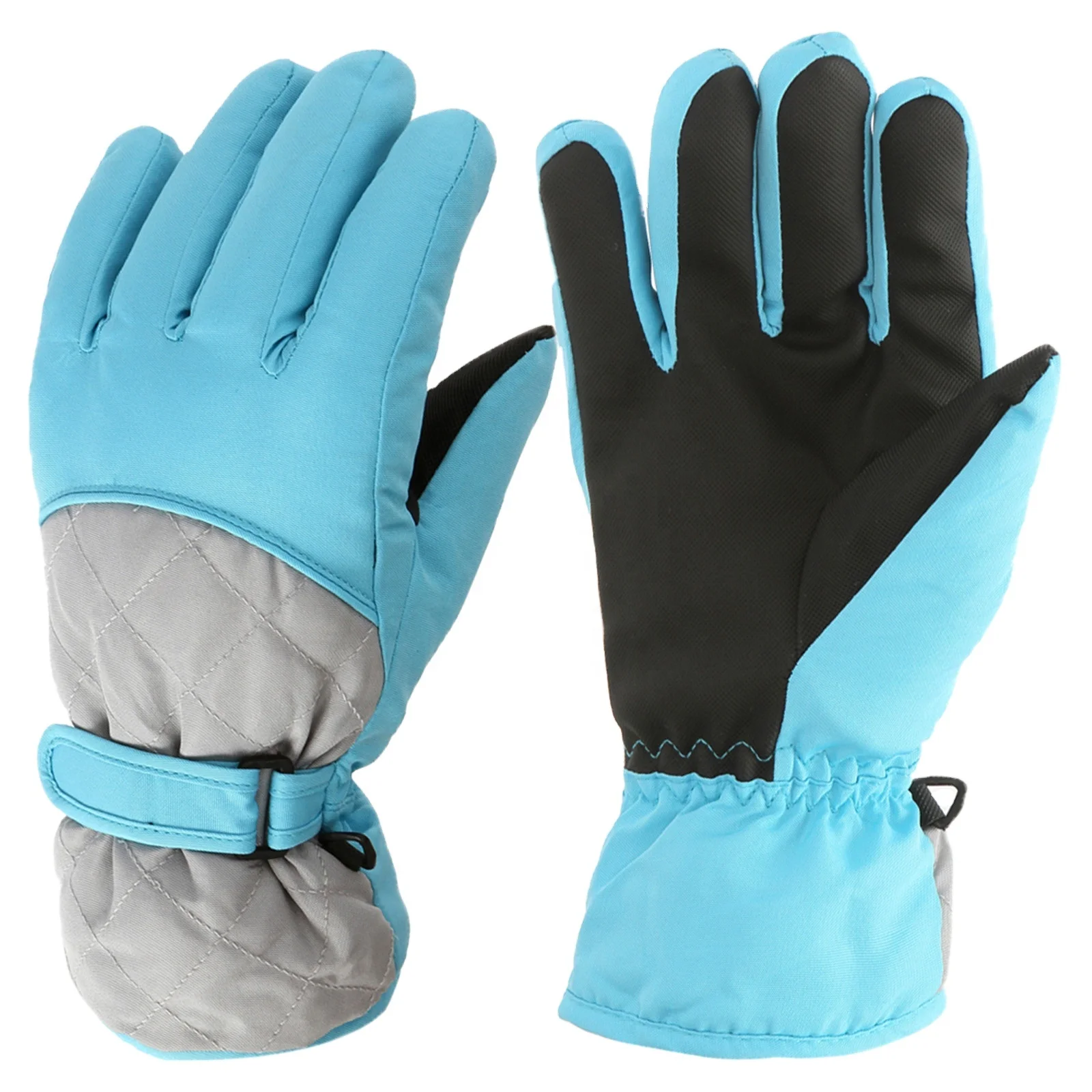 

TY Ski Gloves Winter Snow Outdoor Sport Women Men Warm Snowmobile Motorcycle Windproof Waterproof Snowboard, Customized color