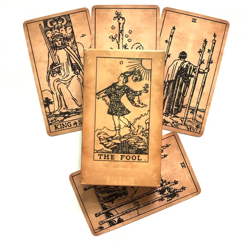 

Hot Sell The Neo Rider Tarot Cards Deck English Version Oracle Cards Entertainment Parties Board Game With PDF Guidebook