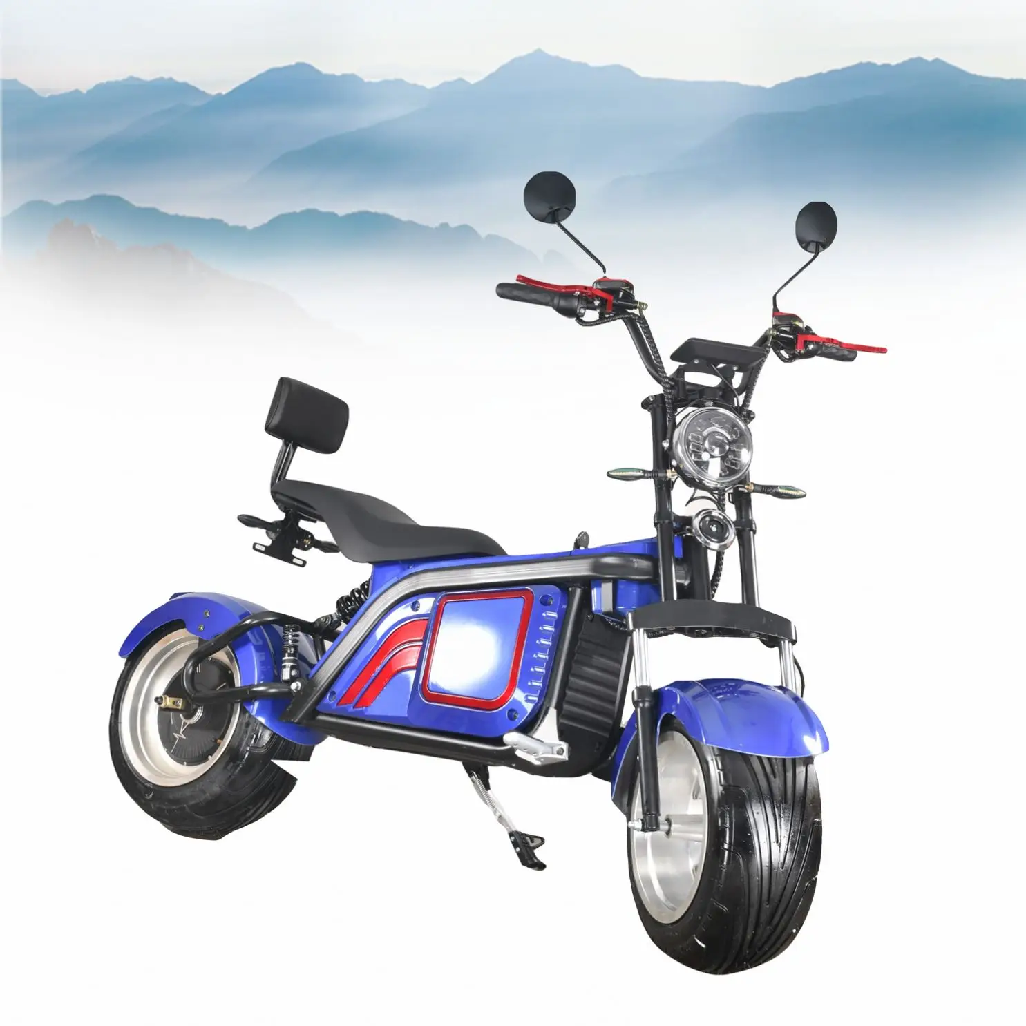 

European Warehouse Stock 2000W 1500W 2000W 2000 W Adult Fat Tire Electric Scooter Citycoco