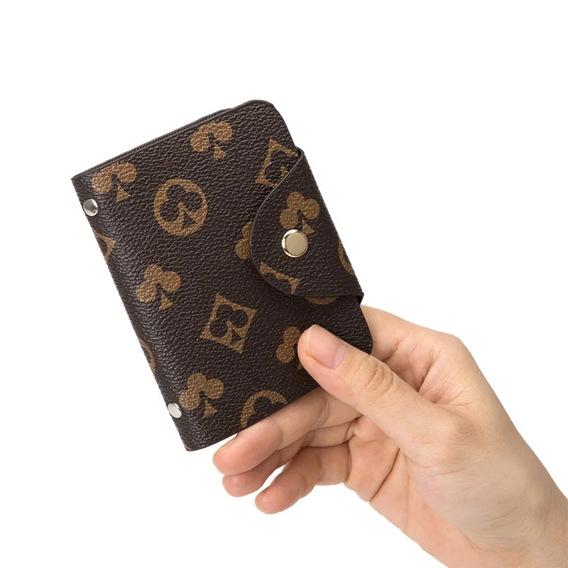 

2020 New Arrival Card Holder Wallet PU Leather ID Card Bag for Men Credit Card Holder, 3 colors