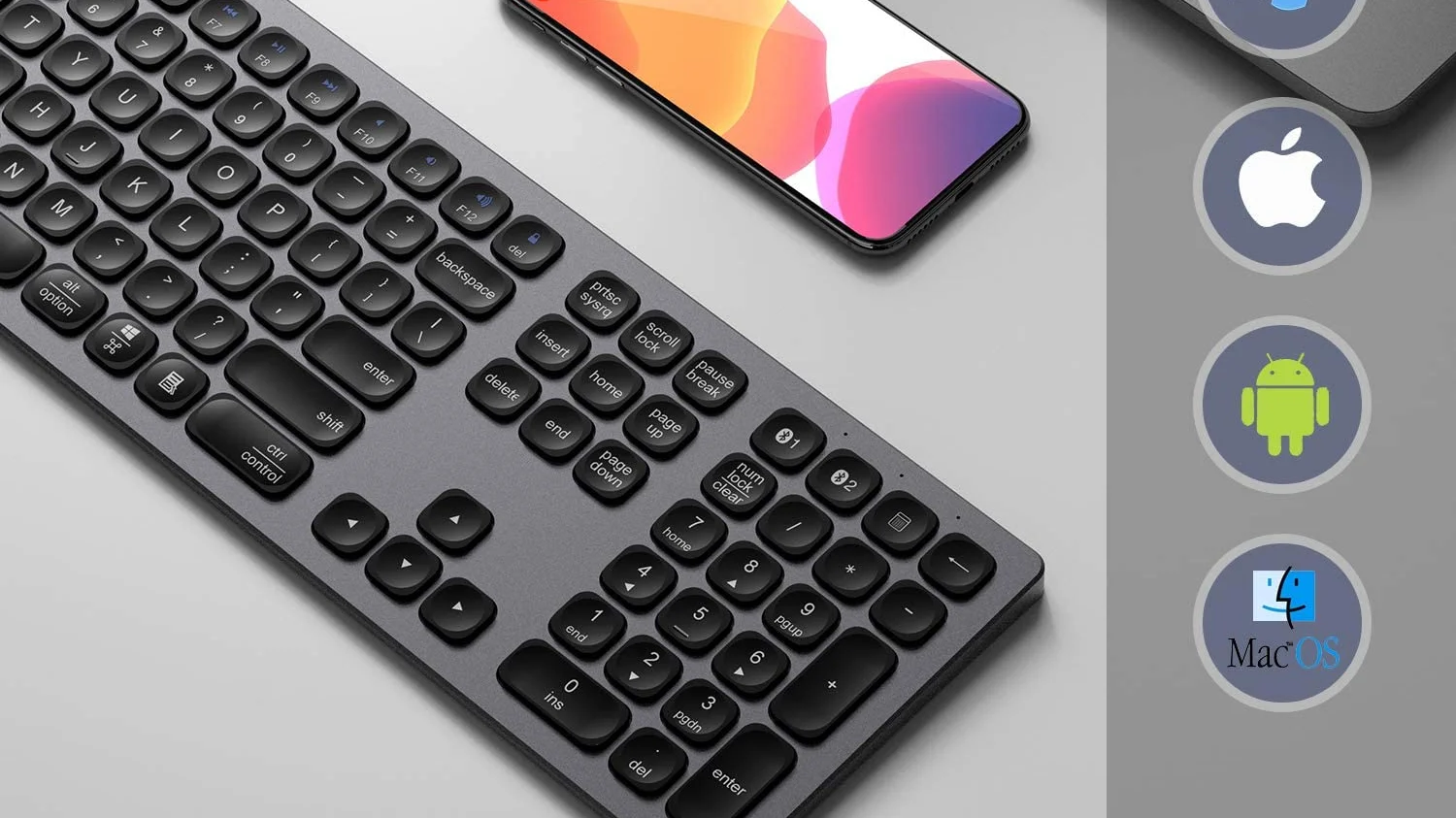 Magic Azerty Computer German Wireless Keyboard Bluetooth Keyboard For