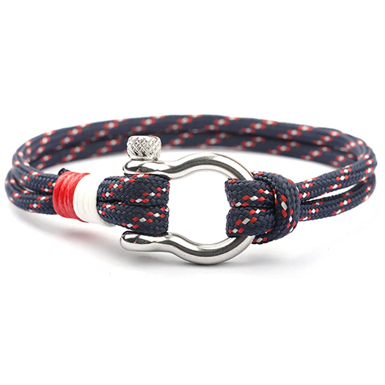 

Charare stainless steel simple paracord bracelet men accessories, Multiple