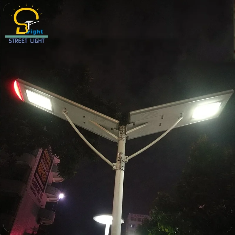 Best price lithium battery power 60w integrated solar led street light