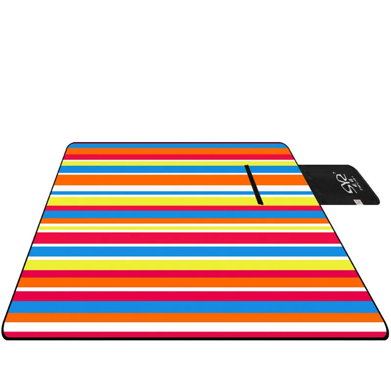 

Waterproof Folding Picnic Mat Outdoor Camping/Beach Pad Blanket Lightweight Foldable With Tote