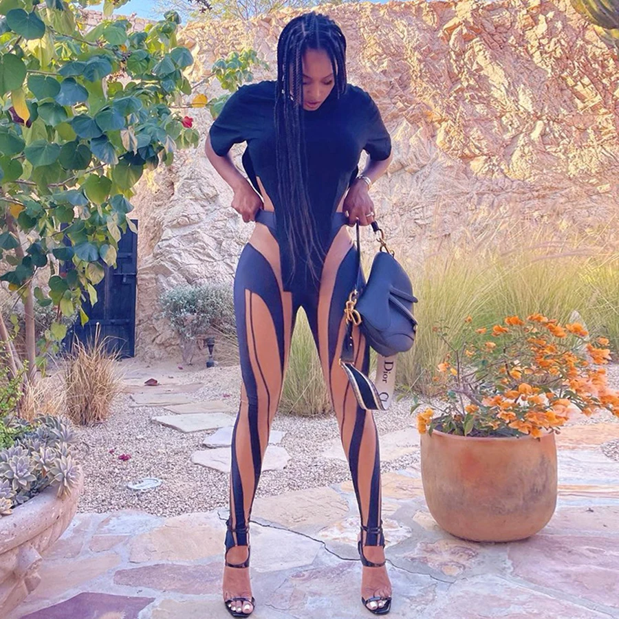 

Kliou K21P03481 Skinny Stretch Leggings Women Clothing Women's Pants & Trousers