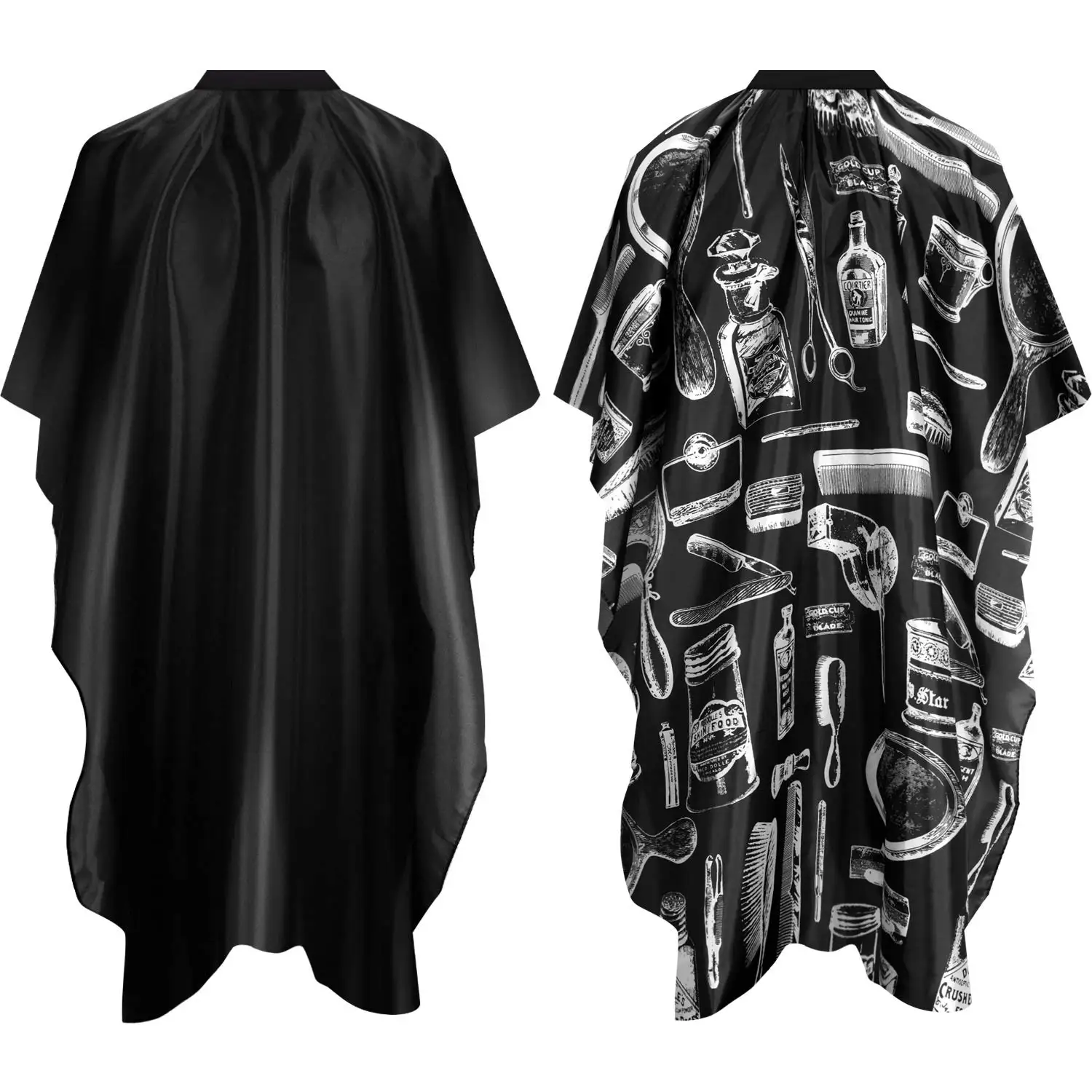 

Beauty Barber Salon black Printed Hair Cut Hairdressing Anti-static Cutting Hairstyling Capes