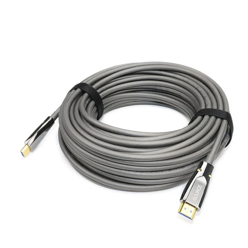 

Durable steel armored TPE jacket AOC HDMI cable fiber optic 4K support 4K@120hz HDCP 2.2 3D 500ft