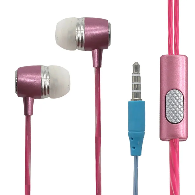 

2021 New Wired Earphone Headsets With Built-in Microphone Portable Audio Wired Headphones 1M Noise Headphones