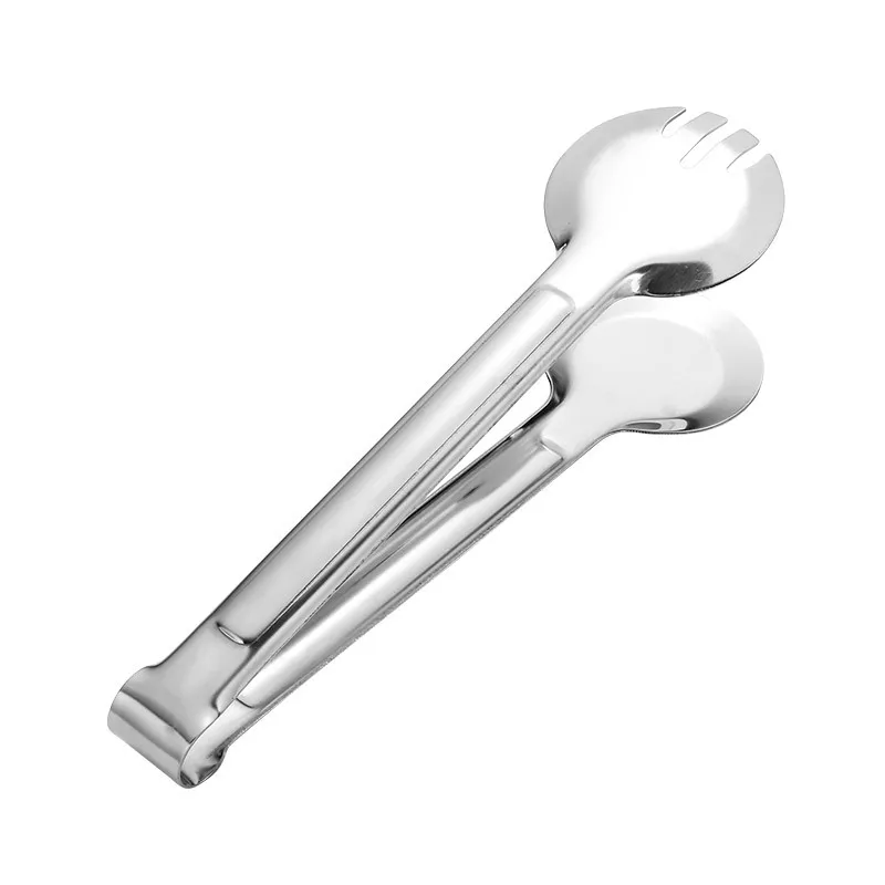 

2021 New Arrival Amazon Hot Sale High Quality Silver Kitchen 201 Stainless Bread Tong