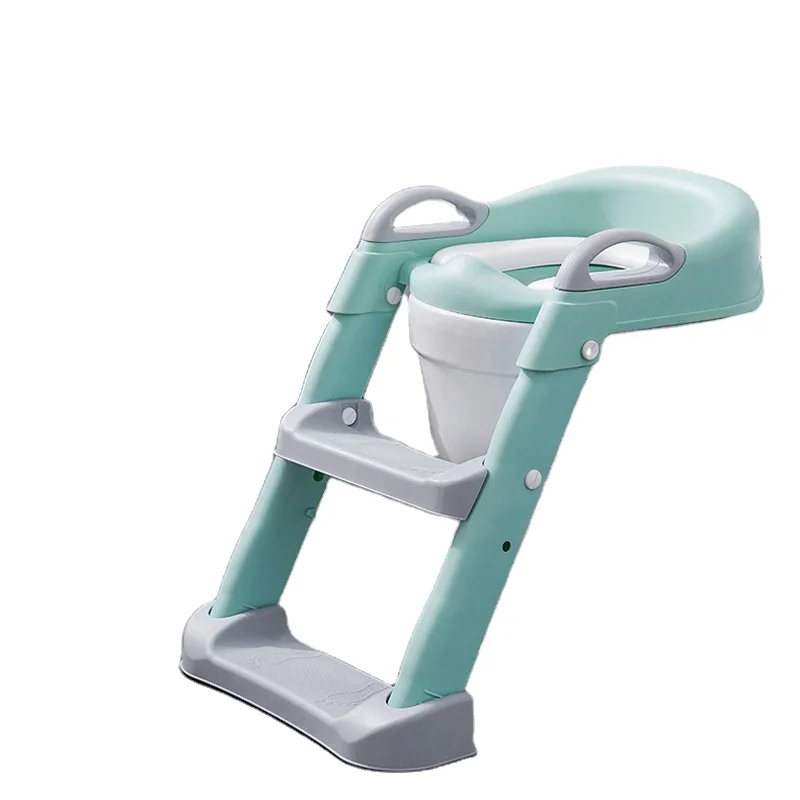 

Best-selling children's potty training toilet seat children's ladder, Blue