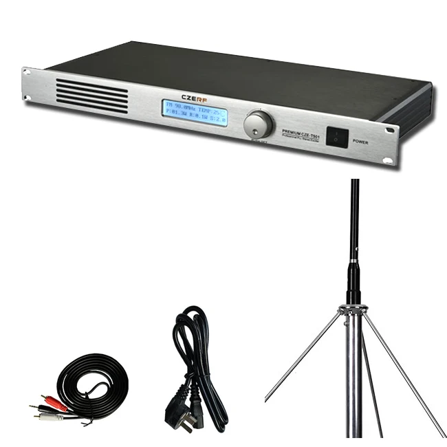 

Broadcast Radio Station 87MHz to 108MHz 50w Transmisor de radio fm, Silver