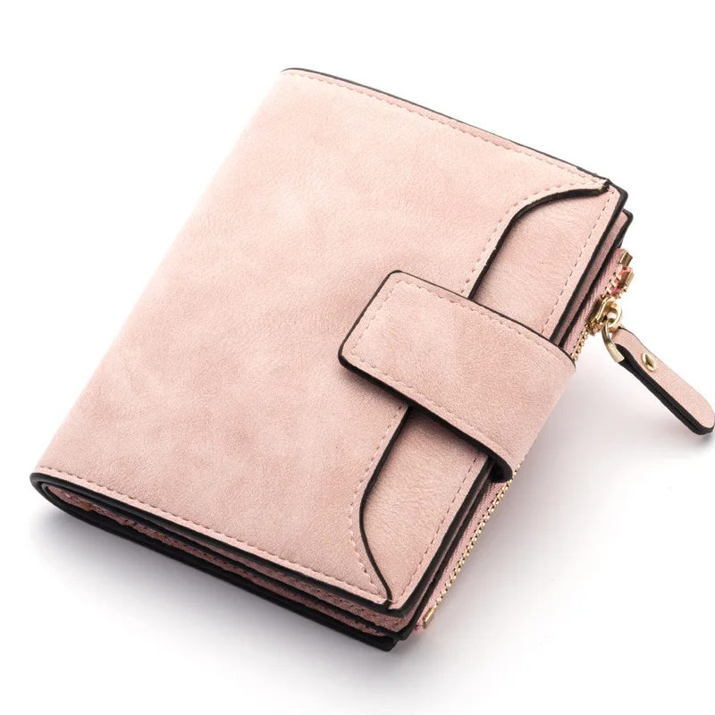

2020 Leather Women Wallet Hasp Small and Slim Coin Pocket Purse Women Wallets Cards Holders Luxury Brand Wallets Designer Purse