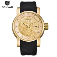 

Benyar 5115 Man Watch Luxury Sports Casual Waterproof Dragon Mens Watches
