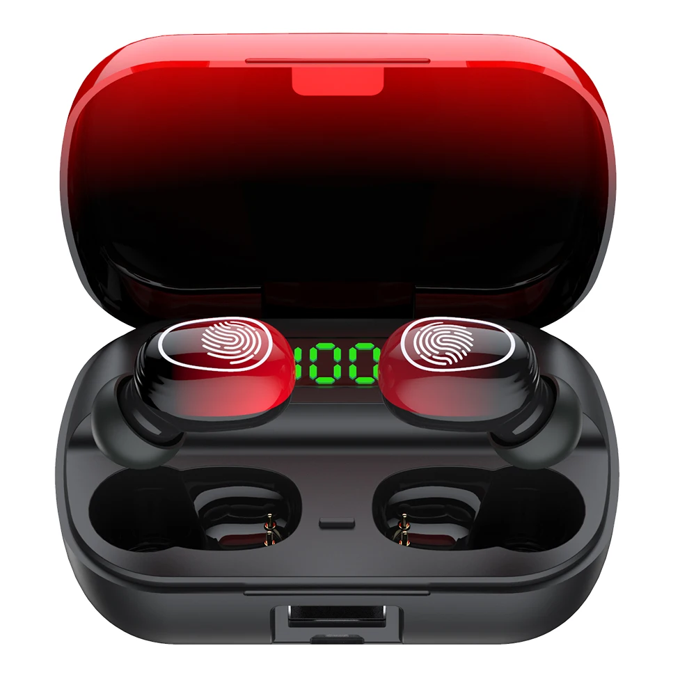 

Smart Sensor Touch TWS Wireless Glowing Digital Display High Quality Bluetooth Hadphones Earphone Earbuds
