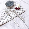 Cheap 18 0 metal Spoon Fork with heart shape handle customized design