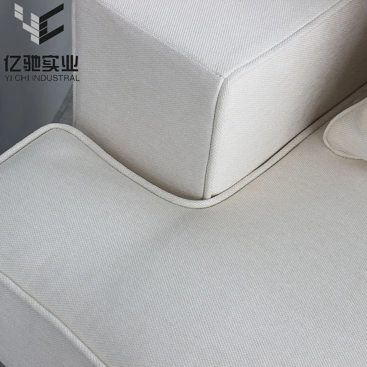 
Shanghai YiChi European style white premium fabric sofa 