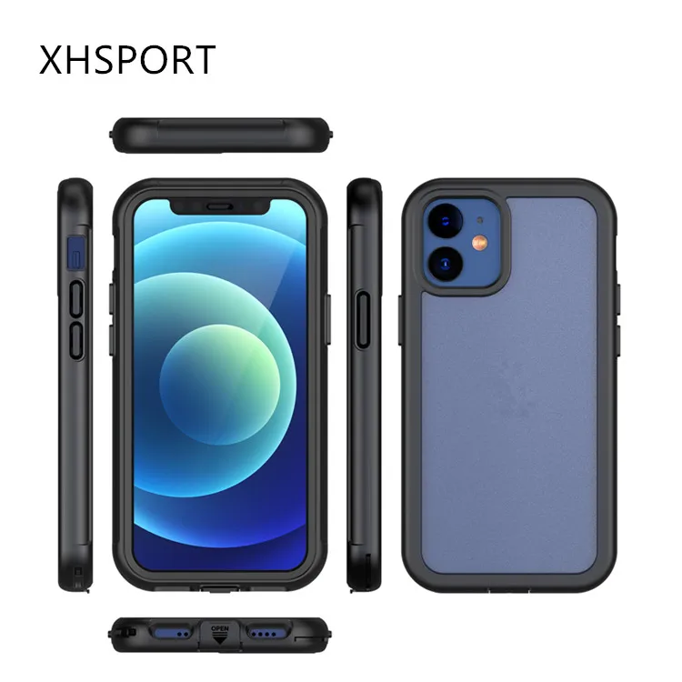 

Shockproof hard cover mobile phone accessories case for iPhone 12 mini pro max