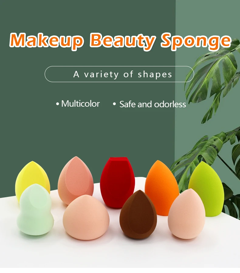 厂家直销素食美容鸡蛋化妆海绵搅拌器套装