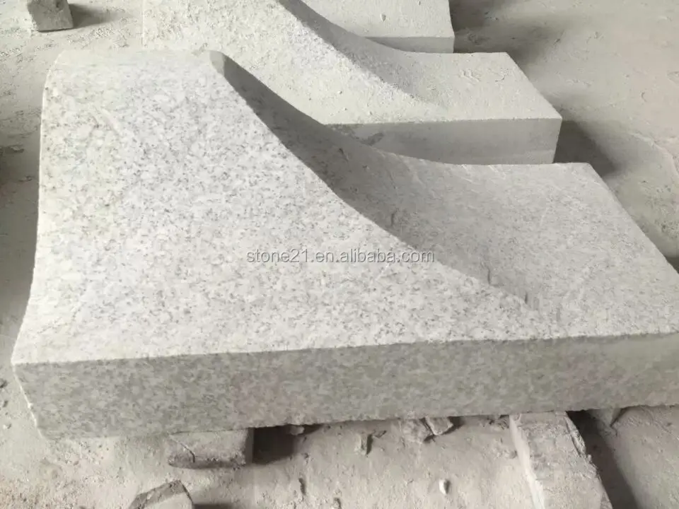 Grey Granite Stone Kerb Ramp Buy Road Kerb,Car Kerb Ramp,Curved Kerb